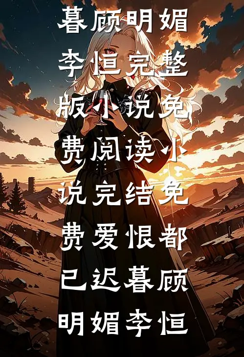 爱恨都已迟暮(顾明媚李恒)完整版小说免费阅读_小说完结免费爱恨都已迟暮顾明媚李恒