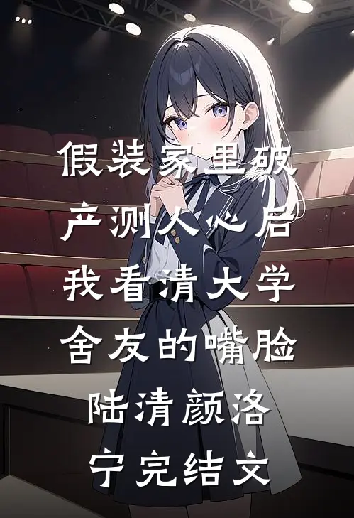 假装家里破产测人心后，我看清大学舍友的嘴脸陆清颜洛宁完结文