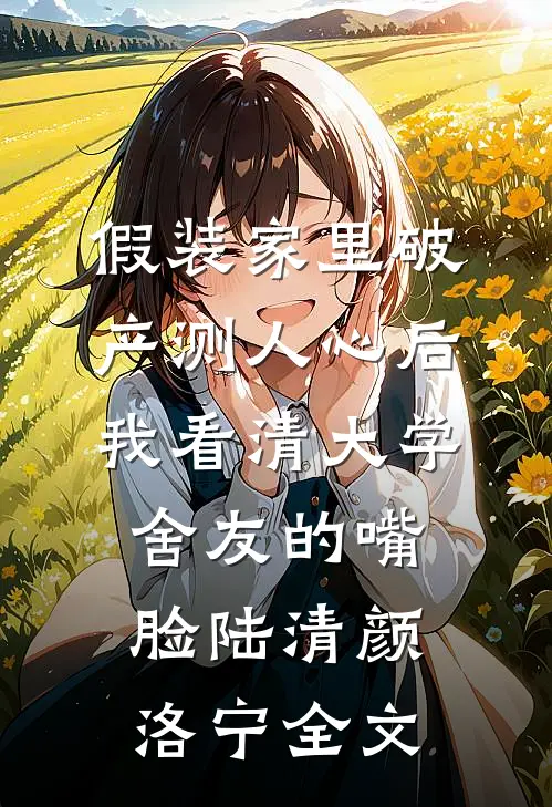 假装家里破产测人心后，我看清大学舍友的嘴脸陆清颜洛宁全文