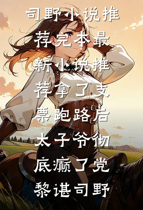 拿了支票跑路后，太子爷彻底癫了(党黎谌司野)小说推荐完本_最新小说推荐拿了支票跑路后，太子爷彻底癫了党黎谌司野
