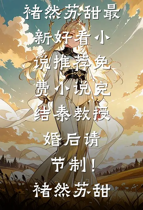 秦教授，婚后请节制！(褚然苏甜)最新好看小说推荐_免费小说完结秦教授，婚后请节制！褚然苏甜